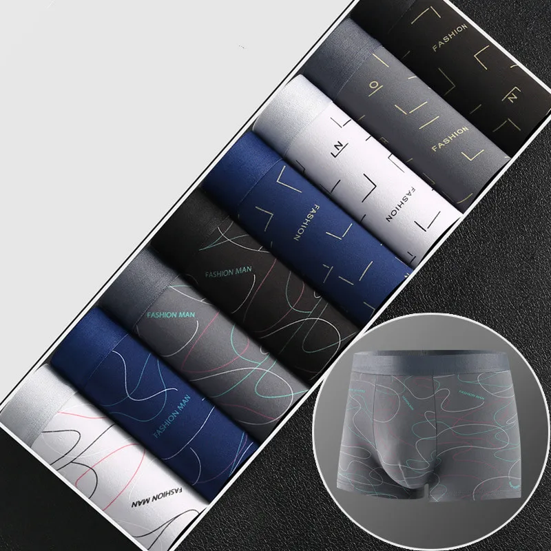 Multi Pack Underwear - 8 قطعة/الوحدة الرجال مثير الملابس الداخلية