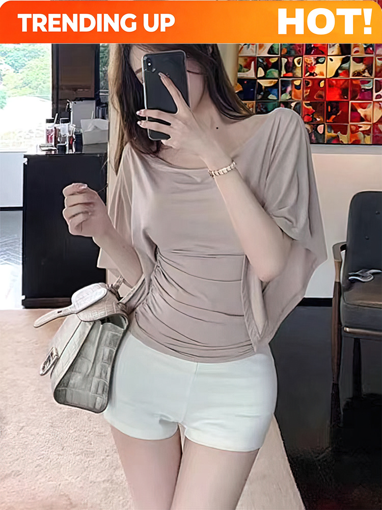 T Shirt Tight Fit - تيشيرت نسائي صيفي مثير بتصميم مخصص،